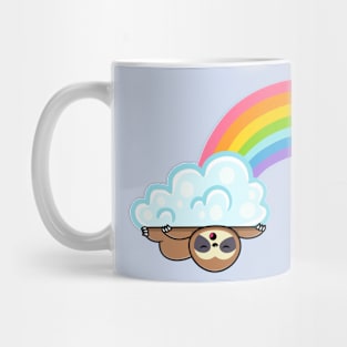 Rainbow Cloud Sloth Mug